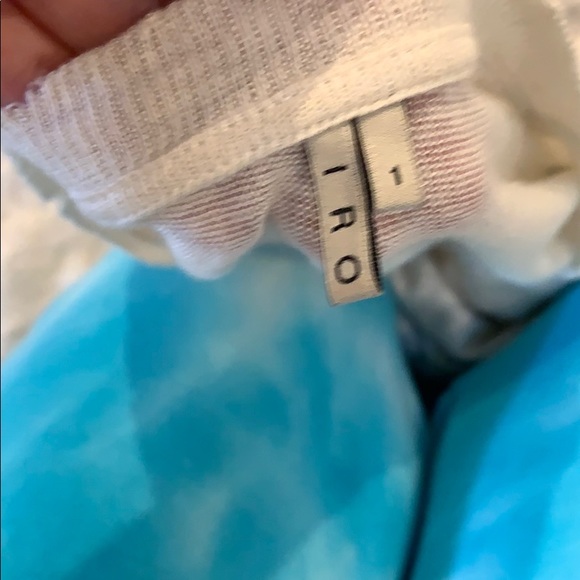 Iro linen tee cream white color distressed. - Picture 4 of 5